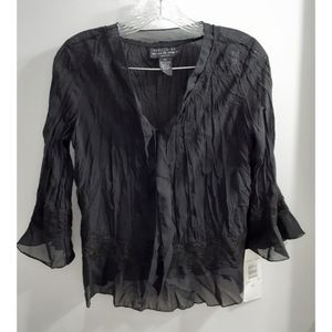 💥5 for 25 Long sleeve black dress blouse